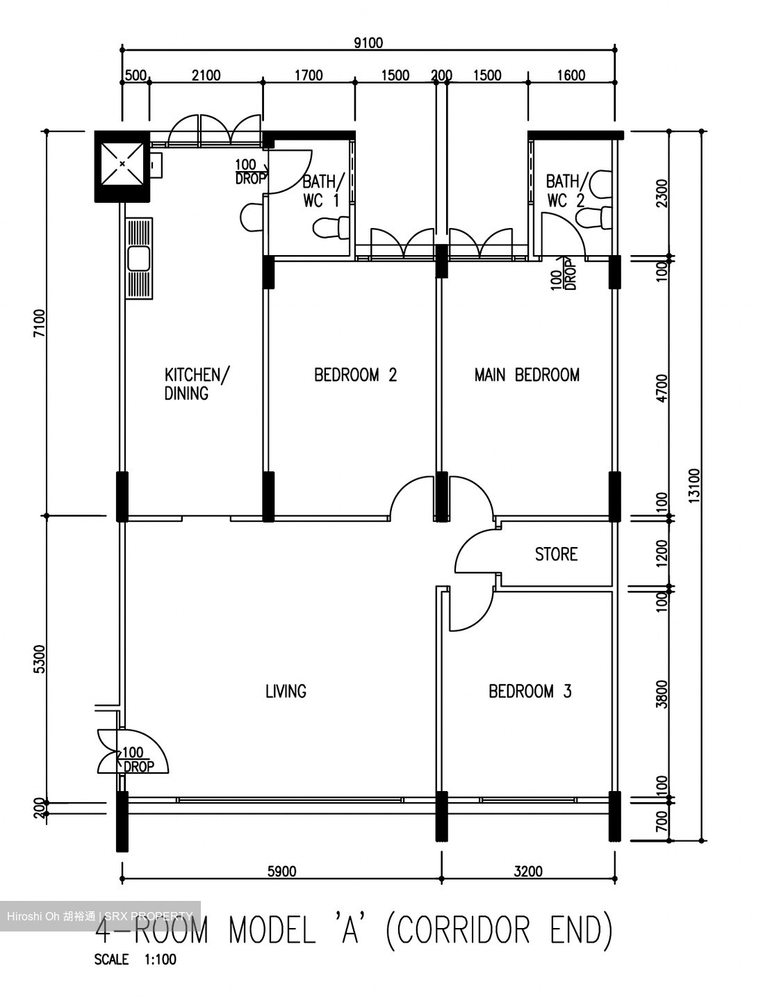 Blk 330 Serangoon Avenue 3 (Serangoon), HDB 4 Rooms #531317091